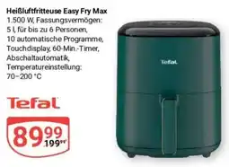 Globus Baumarkt Heißluftfritteuse Easy Fry Max Tefal Angebot