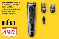 Globus Baumarkt Haarschneider HC5530 Braun Angebot