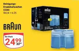 Globus Baumarkt BRAUN Reinigungskartuschen CCR4 Angebot