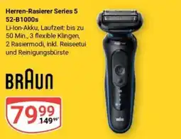 Globus Baumarkt Herren-Rasierer Series 5 52-B1000s Angebot