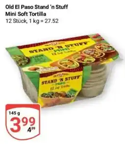 Globus Baumarkt Old El Paso Stand 'n Stuff Mini Soft Tortilla Angebot