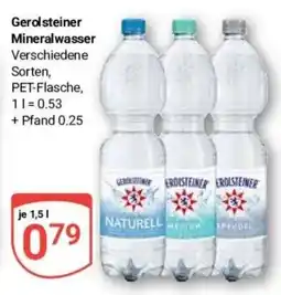 Globus Baumarkt Gerolsteiner Mineralwasser Angebot