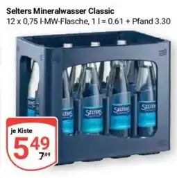 Globus Baumarkt Selters Mineralwasser Classic Angebot