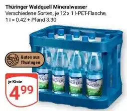 Globus Baumarkt Thüringer Waldquell Mineralwasser Angebot