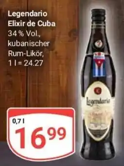 Globus Baumarkt Legendario Elixir de Cuba Angebot