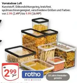 Globus Baumarkt Vorratsdose Loft rotho Angebot