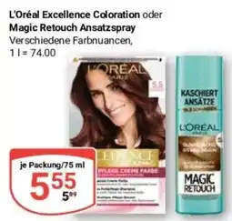 Globus Baumarkt L'Oréal Excellence Coloration Angebot