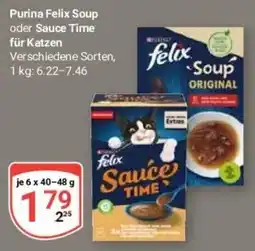 Globus Baumarkt Purina Felix Soup oder Sauce Time für Katzen Angebot