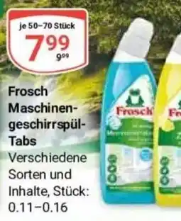 Globus Baumarkt Frosch Maschinen-geschirrspül-Tabs Angebot