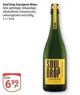 Globus Baumarkt Soul Drop Sauvignon Blanc Angebot