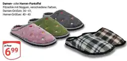 Globus Baumarkt Damen- oder Herren-Pantoffel Angebot