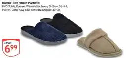 Globus Baumarkt Damen- oder Herren-Pantoffel Angebot