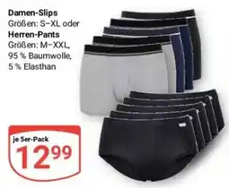 Globus Baumarkt Damen-Slips Herren-Pants Angebot