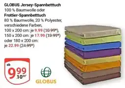 Globus Baumarkt GLOBUS Jersey-Spannbettlaken Angebot