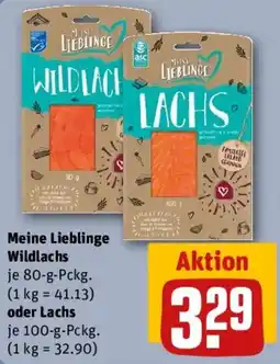REWE Meine Lieblinge Wildlachs oder Lachs Angebot