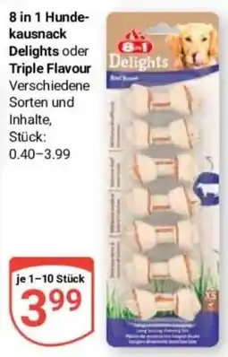 Globus Baumarkt 8 in 1 Delights Hunde-Kausnack Angebot