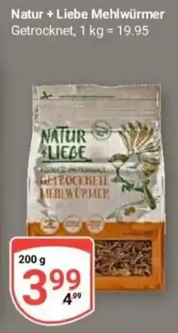 Globus Baumarkt Natur + Liebe Mehlwürmer Angebot