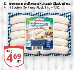 Globus Baumarkt Zimmermann Weißwurst Kultpack Oktoberfest Angebot