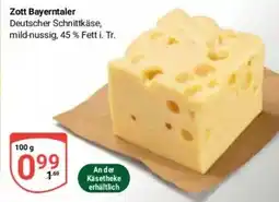 Globus Baumarkt Zott Bayerntaler Deutscher Schnittkäse Angebot