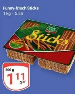 Globus Baumarkt Funny-frisch Sticks Angebot
