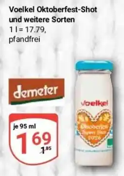 Globus Baumarkt Voelkel Oktoberfest-Shot Angebot
