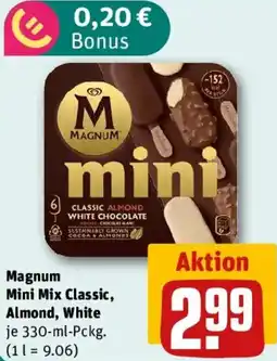REWE Magnum Mini Mix Classic, Almond, White Angebot