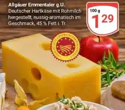 Globus Baumarkt Allgäuer Emmentaler g.U. Angebot