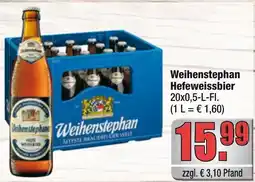 Profi Getränke Weihenstephan Hefeweissbier Angebot