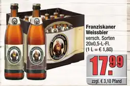 Profi Getränke Franziskaner Weissbier Angebot