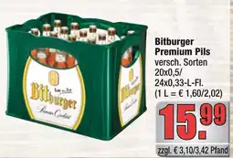 Profi Getränke Bitburger Premium Pils Angebot