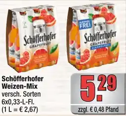 Profi Getränke Schöfferhofer Weizen-Mix Angebot
