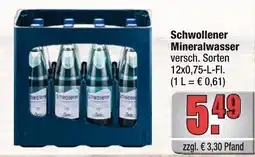 Profi Getränke Schwollener Mineralwasser Angebot