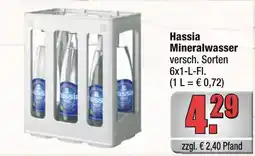 Profi Getränke Hassia Mineralwasser Angebot