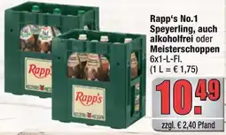 Profi Getränke Rapp's Speyerling Angebot