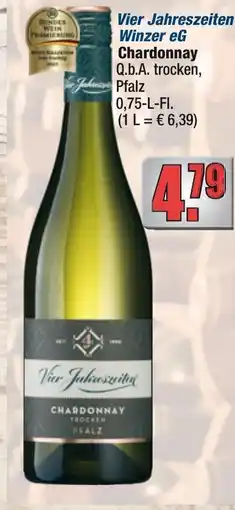 Profi Getränke Vier Jahreszeiten Chardonnay Angebot