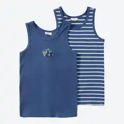 NKD Kinder-Jungen-Unterhemd mit hohem Baumwollanteil, 2er-Pack Angebot