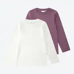 NKD Kinder-Langarmshirt mit Baumwolle, 2er-Pack Angebot