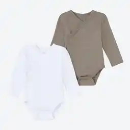 NKD Baby-Newborn-Body im Wickelstyle, 2er-Pack Angebot