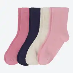 NKD Kinder-Mädchen-Socken mit Baumwolle, 4er-Pack Angebot