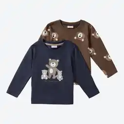 NKD Baby-Jungen-Shirt aus Baumwolle, 2er-Pack Angebot