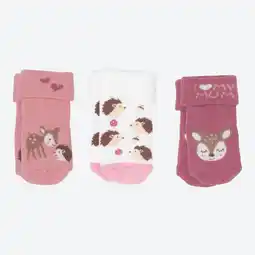 NKD Baby-Mädchen-Frotteesocken, 3er-Pack Angebot