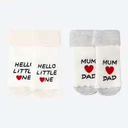 NKD Baby-ABS-Söckchen mit Antirutsch-Sohle, 2er-Pack Angebot