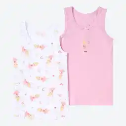 NKD Kinder-Mädchen-Unterhemd aus Baumwolle, 2er-Pack Angebot