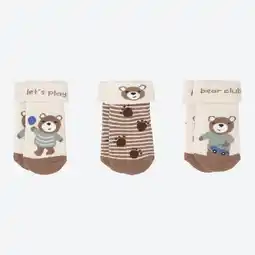NKD Baby-Frotteesocken mit Bärchen-Motiv, 3er-Pack Angebot