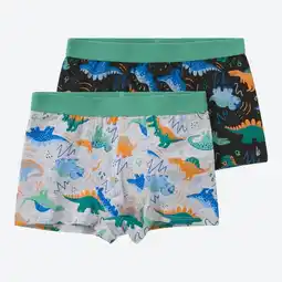 NKD Kinder-Jungen-Retroshorts mit Dino-Allover-Print, 2er-Pack Angebot