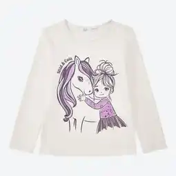 NKD Kinder-Mädchen-Langarmshirt mit Pony-Motiv Angebot