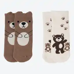 NKD Baby-ABS-Socken mit Bärchenmotiven, 2er-Pack Angebot