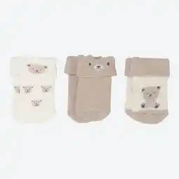 NKD Baby-Frotteesocken mit Umschlag, 3er-Pack Angebot