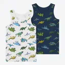 NKD Kinder-Unterhemd mit Dino-Motiv, 2er-Pack Angebot