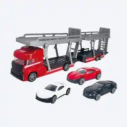 NKD Happy People Spielzeug-Autotransporter mit Autos, 4-teilig Angebot